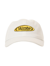 Worship Overt 6 Panel Dad Hat - Cream | Keel Surf & Supply