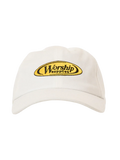 Worship Overt 6 Panel Dad Hat - Cream | Keel Surf & Supply