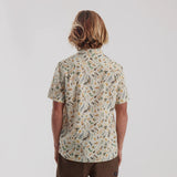 Roark Journey Short Sleeve Button Up Shirt - Bendik Almond Paste | Keel Surf & Supply