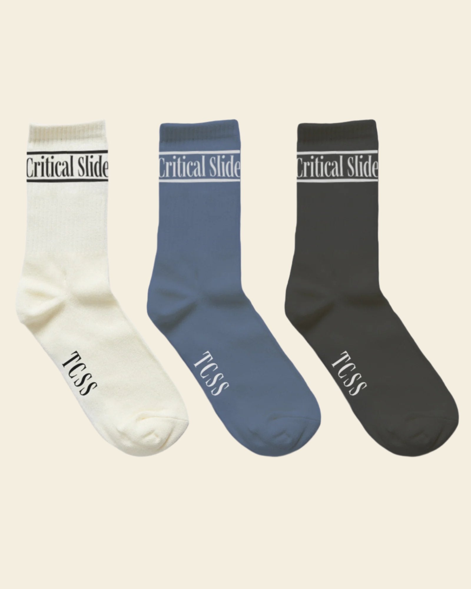 Offset 3Pck Sock - Multi