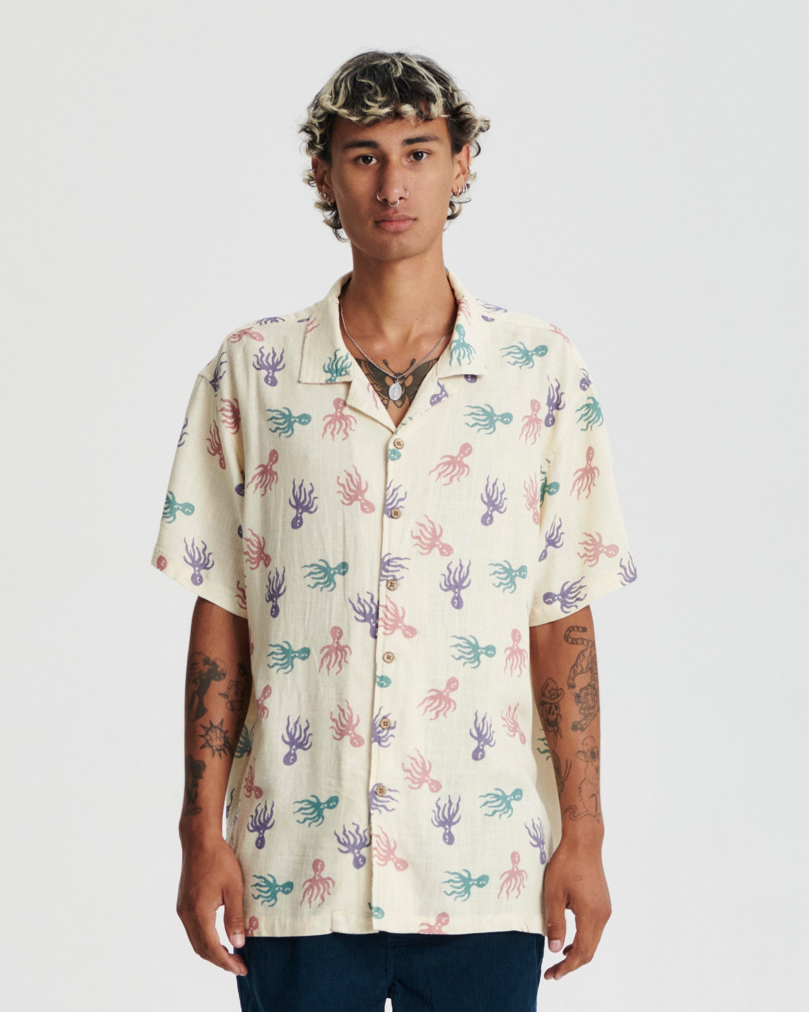 Occy Resort Shirt - Ecru