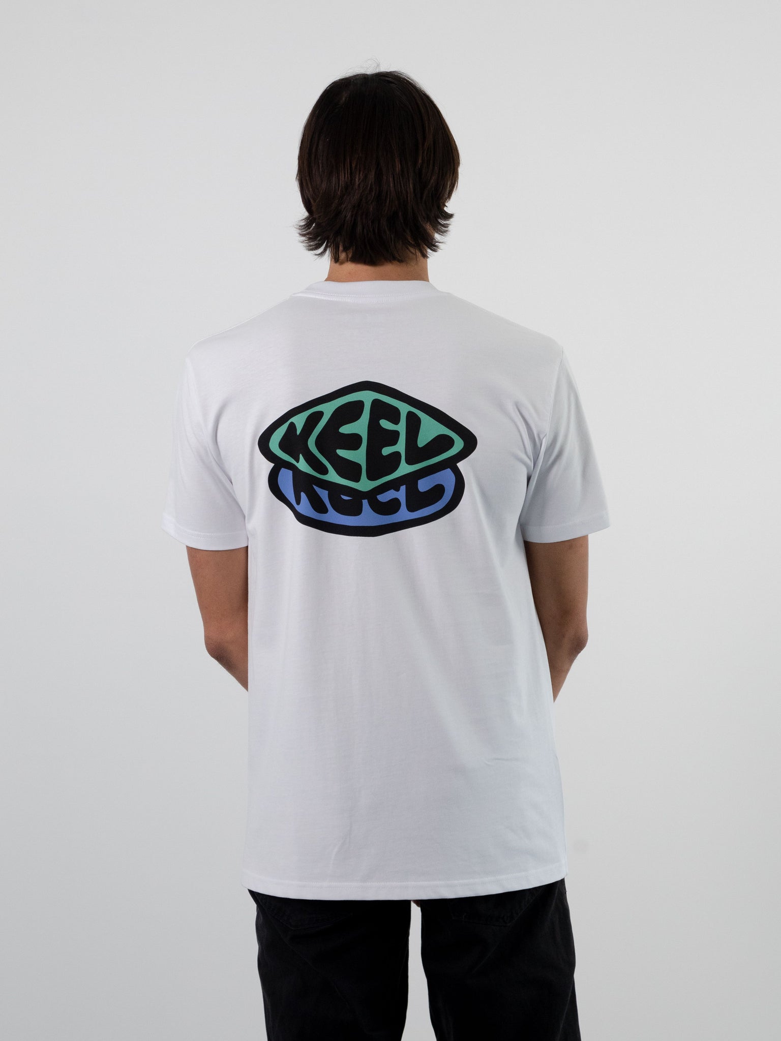 Keel Fruit Sticker Tee - White