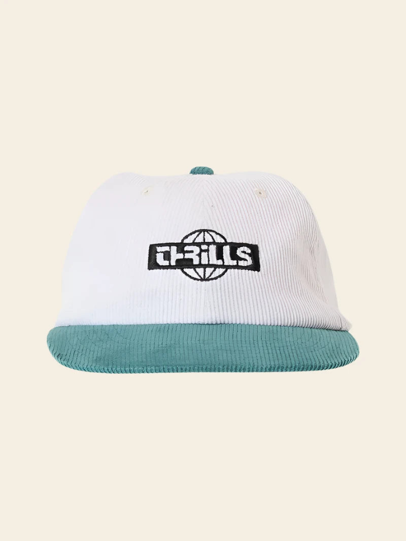 Reverb 6 Panel Cap - White -  Jasper Green