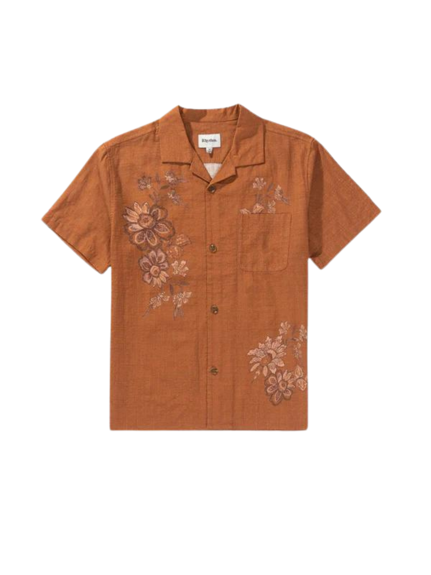 Rhythm Botanica SS Shirt - Ochre | Keel Surf & Supply