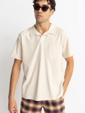 Rhythm Vintage Terry Polo - Natural | Keel Surf & Supply