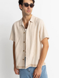 Rhythm Trim SS Shirt - Natural | Keel Surf & Supply