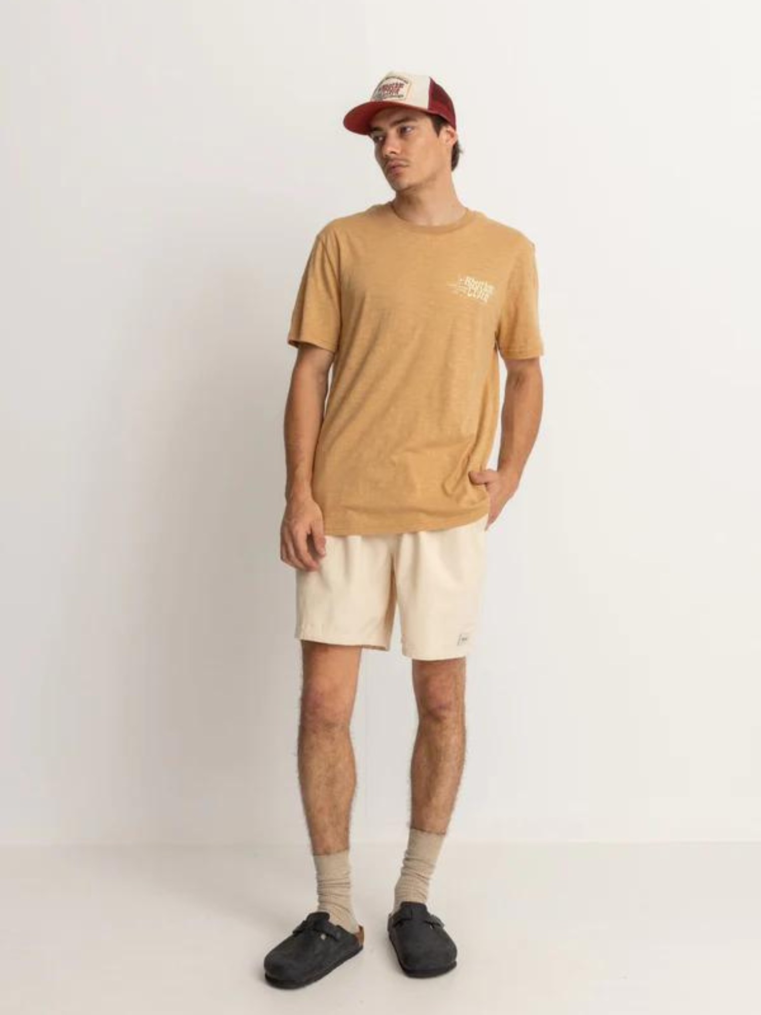 Rhythm Mod Brushed Twill Jam - Natural | Keel Surf & Supply