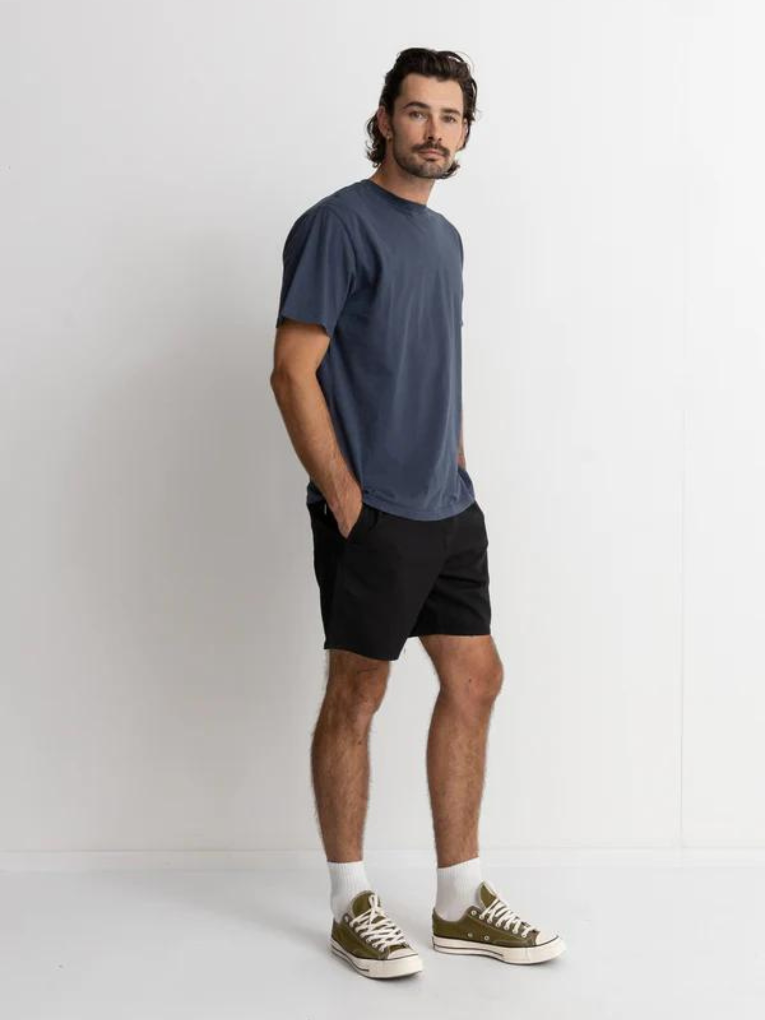 Rhythm Classic Linen Jam ~ Vintage Black | Keel Surf & Supply