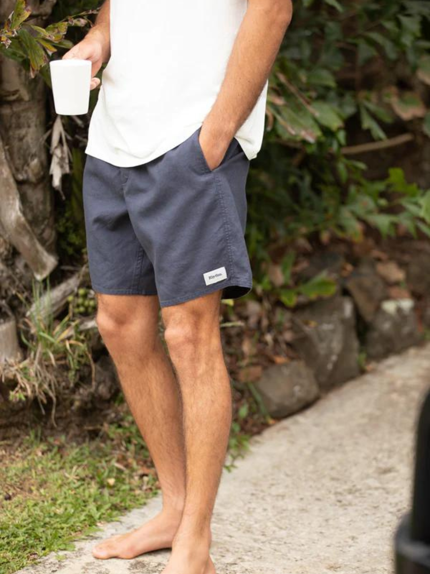 Rhythm Classic Linen Jam ~ Worn Navy | Keel Surf & Supply