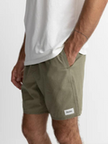 Rhythm Classic Linen Jam ~ Olive | Keel Surf & Supply