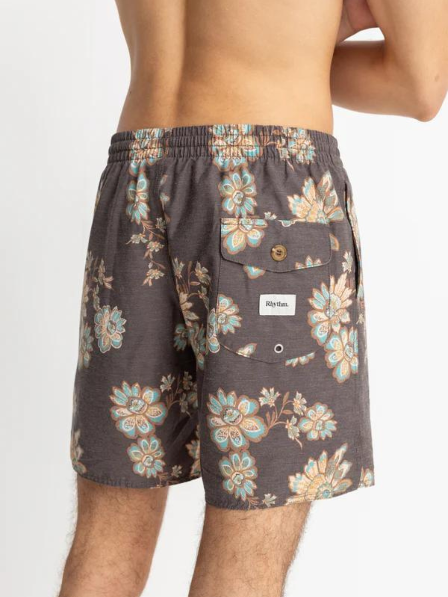 Rhythm Botanica Beach Short - Chocolate | Keel Surf & Supply