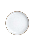 Barebones Enamel Salad Plate Set ~ Eggshell | Keel Surf & Supply