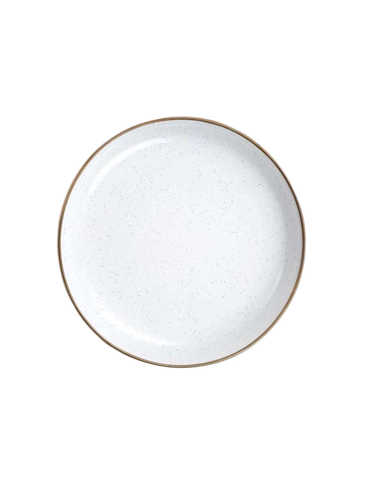 Barebones Enamel Salad Plate Set ~ Eggshell | Keel Surf & Supply