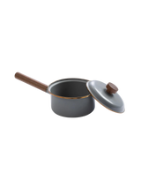 Barebones Enamel Saucepan ~ Slate Grey