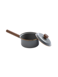 Barebones Enamel Saucepan ~ Slate Grey