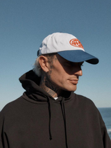 Afends Frogga Recycled Six Panel Cap - White | Keel Surf & Supply